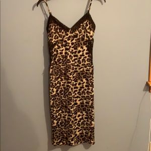 Leopard print dress